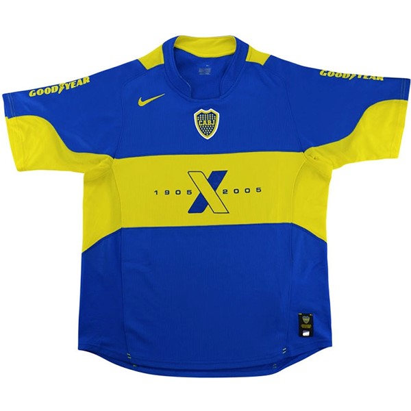 Tailandia Camiseta Boca Juniors 1st Retro 2005 Azul